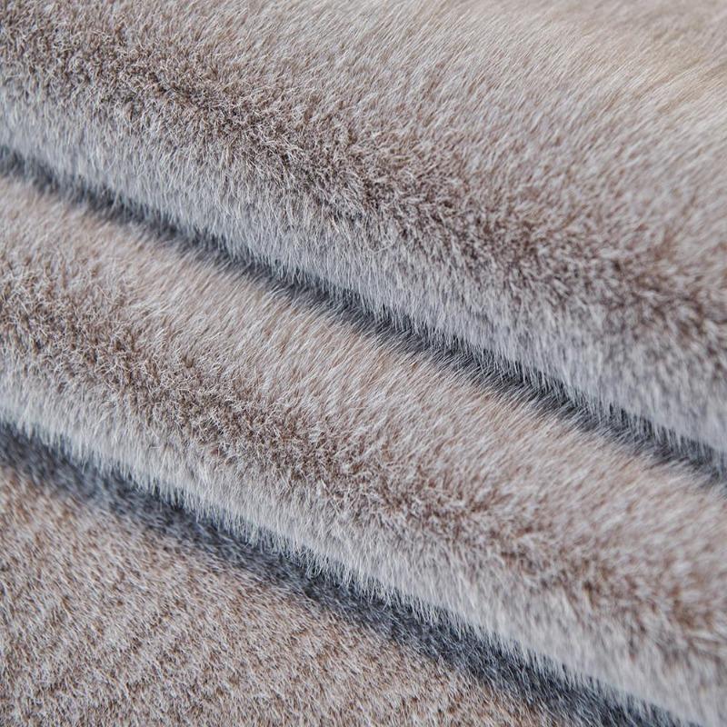 Solid Color Winter Plush Sofa Cushion Anti-Slip Thickened Warm Durable Dustproof Seat Cover Throw Blanket Machine Washable
