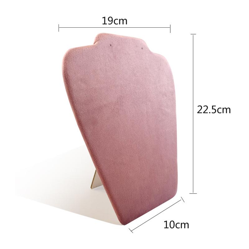 

Высококачественная цветная бархатная или ПУ кожа подставка для демонстрации ювелирных изделий, подставка для демонстрации ожерелий и серег, реквизит для демонстрации и хранения ювелирных изделий 1pc