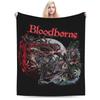 Bloodborne Video Game Blanket Velvet Decoration  Portable Super Warm Throw Blanket for Bedding Office Bedding Throws