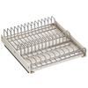 Pull Out Dish Racks Stainless Steel Bowl Storage Rack Cabinet Organizer Under Sink Pull-out Basket Drawer-type Plate Drain Rack