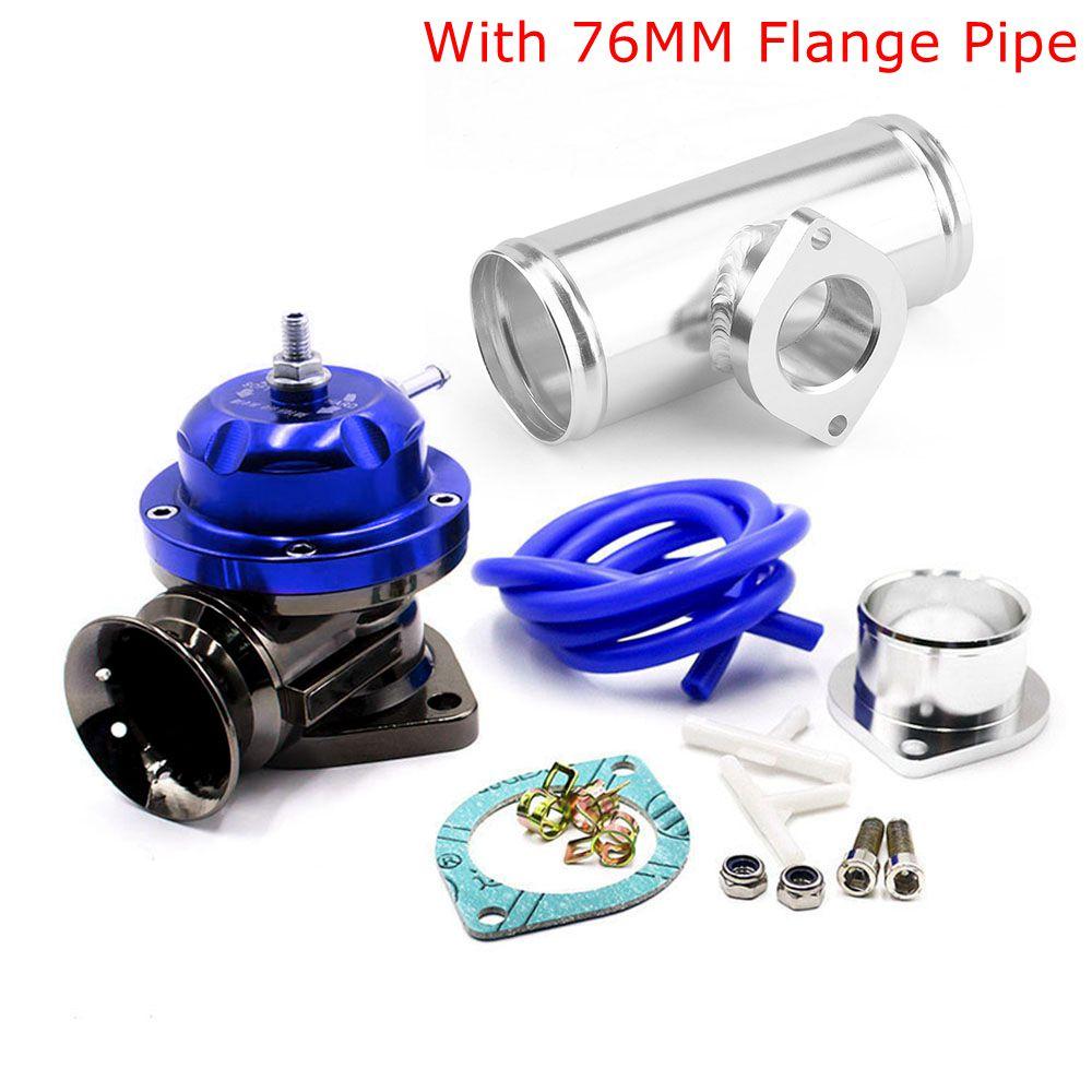 Zawór Upustowy Turbo Type-RS Regulowany 25psi BOV Z Kołnierzem 63mm lub 76mm Rurka Do GD-RS FV RZ Adapter Zaworu Upustowego L=150mm