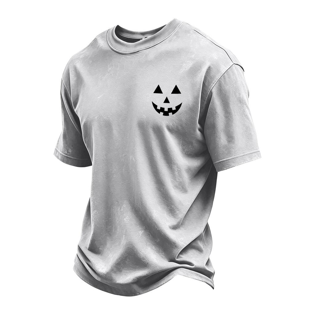 Men's Retro Halloween Graphic T-Shirt Short Sleeve Neck Casual Top