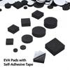 Adhesive-Backed Round Cushion Grip Set, Dense 40 Count for Speaker Feet, Quiet Contact, Scratch Guard and Home Care