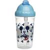 Becher mit Strohhalm - THERMOBABY - 295 ml - Auslaufsicher - Clip - Mickey Cool