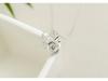 Lively Antler Necklace with Dancing Heart - S925 Sterling Silver Clavicle Chain Christmas Gift for Women