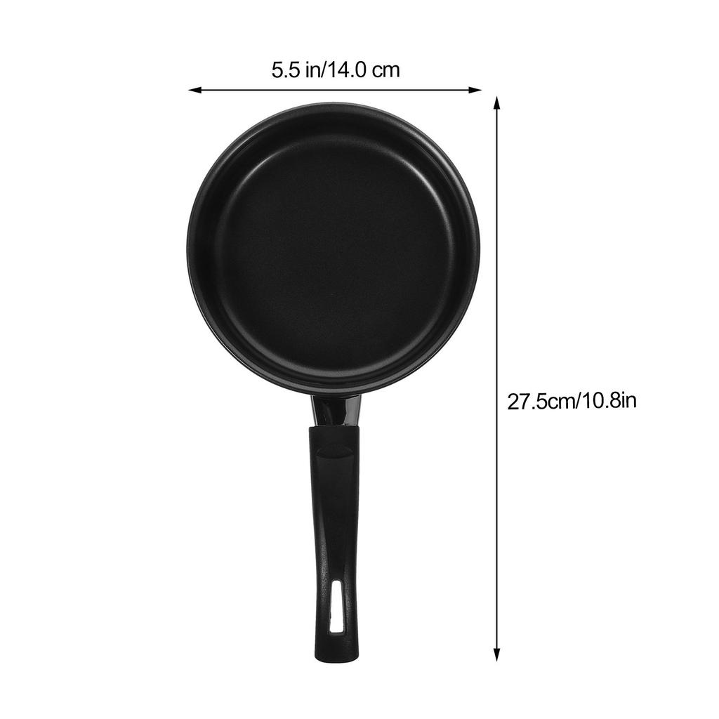 2Pcs Mini Frying Pan 14Cm Non-Stick Surface for Egg Pancake Omelette Cooking Pan Fast Heating Even Distribution Ideal for Home