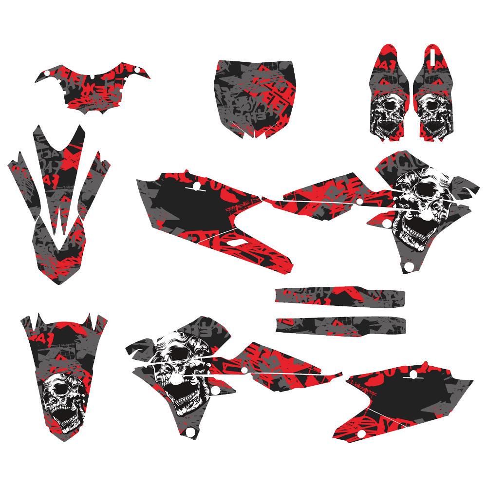 

Yamaha YZF250/YZF450 2014-2017 Dirt Bike Decorative Decals Thickened - 29mil