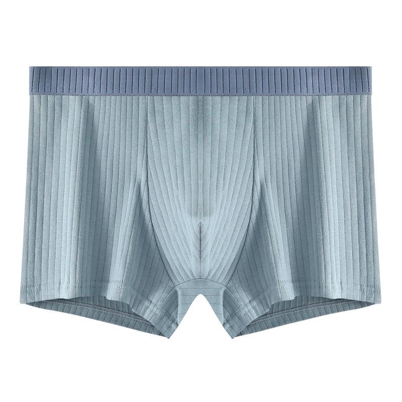 Men's Antibacterial Cotton Boxer Briefs - Trendy & Comfortable for Teens and Boys