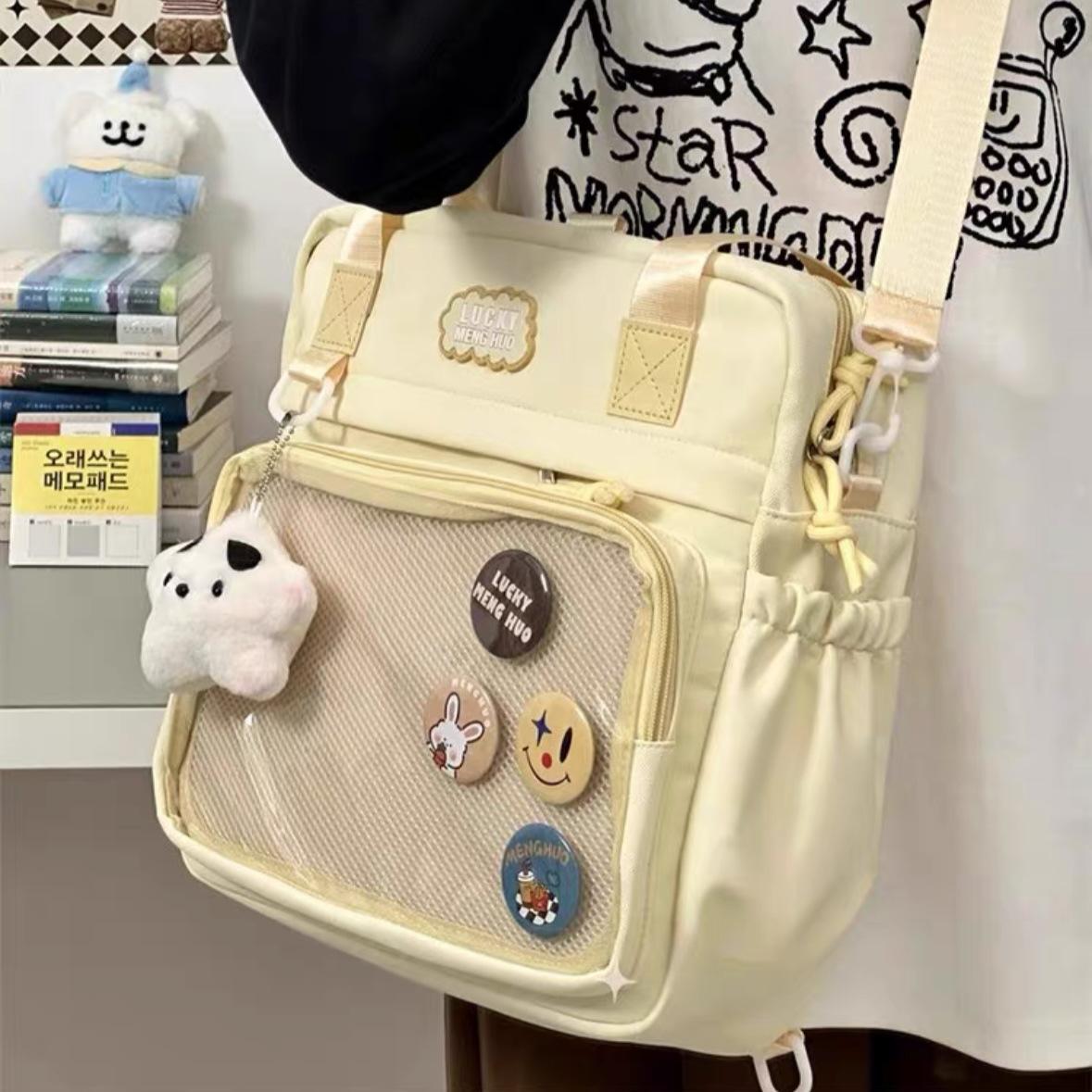 

Сумка-багет большой вместимости, японская универсальная сумка через плечо кроссбоди высокой ценности Single pack