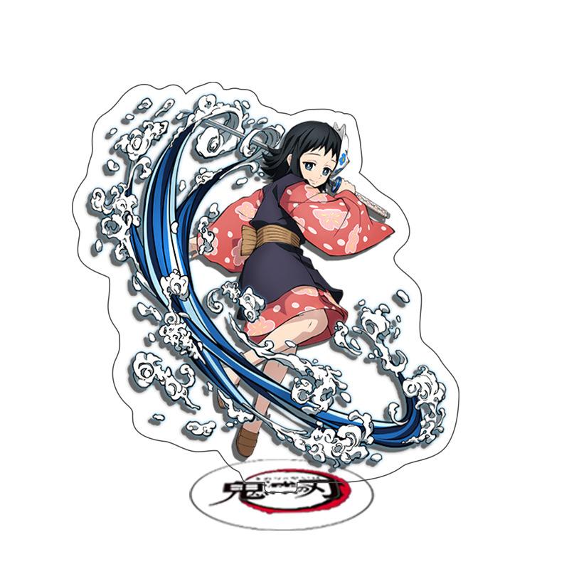 Double Sided New Demon Slayer Acrylic Stand Figures Tanjiro Nezuko Shinobu Giyu Anime Merchandise Collectible Display Decor