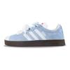 Adidas VL COURT 2.0 Slip Resistant Abrasion Resistant Low top Skateboard Shoes Unisex Light Blue HQ1802(Team129-)
