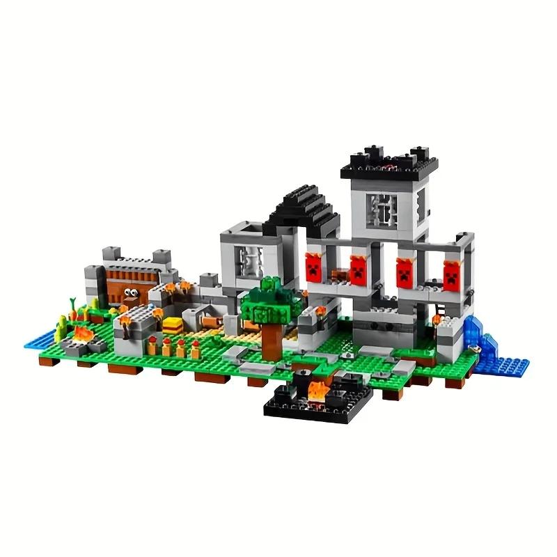 

Игра Мой Мир Крепость Смотровая Башня Нажимная Плита Двери Ферма Тюрьма Строительный Блок Игрушки с Моделью