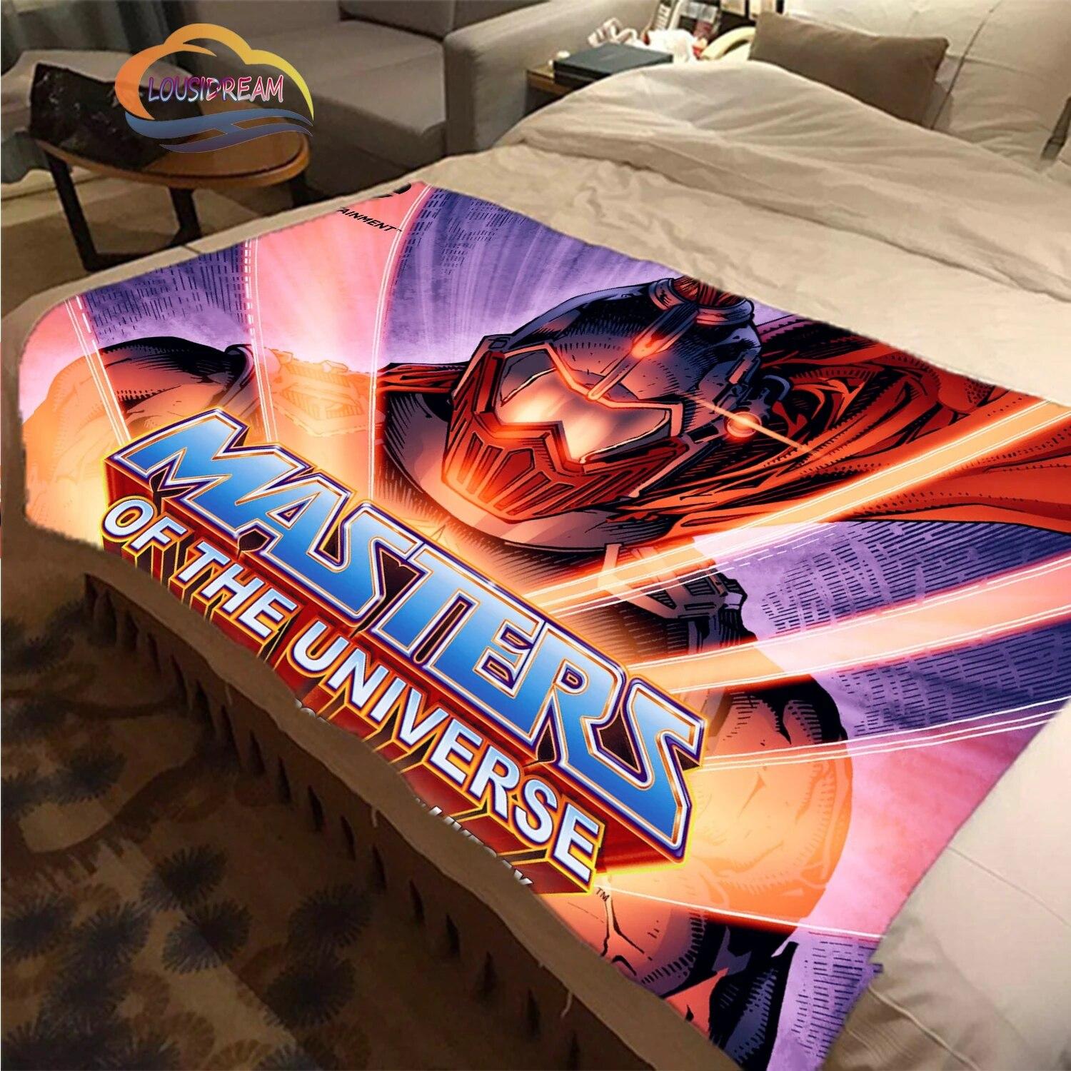 Шерстяное одеяло с героями мультфильмов «Мастера Вселенной» — фото 25