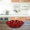 2Pcs Home Use Candy Fruit Plate Plastic Serving Tray Round Snack Platter Multipurpose Appetizer Dessert Party Serving Tray