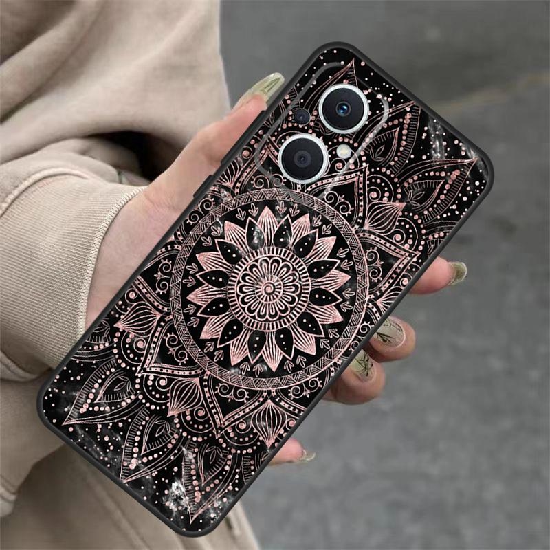 Indian Pattern Mandala Case For OPPO Reno 14 12 11 10 13 Pro 14F 13F 12F 11F 8 7 Lite OPPO Find X9 X8 X6 Pro Cover