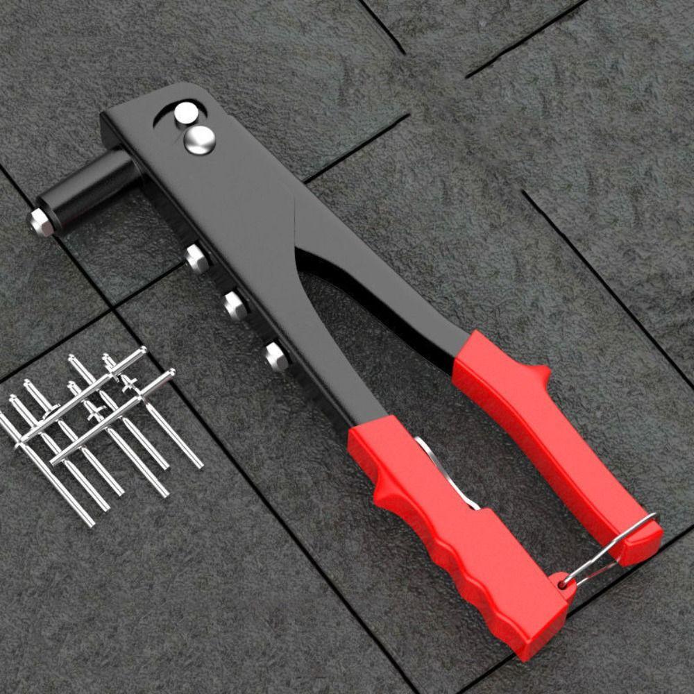 Manual Double Handle Riveter Set Steel Construction Blind Rivets Rivet Tool  Home Fastening