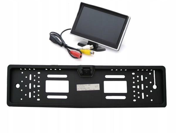 Budżetowy Zestaw Monitor 5''+ Kamera Cofania W Ramce Tablicy
