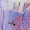 26pcs Vintage DIY Scrapbooking Paper Retro Handmade Paper Lace Material Paper Collage Making