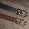 Medieval Full Embossed Wolf Faux Leather Belt Middle Age Renaissance Waist Belt LARP Ren Faire