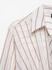 TAOP&ZA Women's Summer Striped Tie-Detail Shirt Top