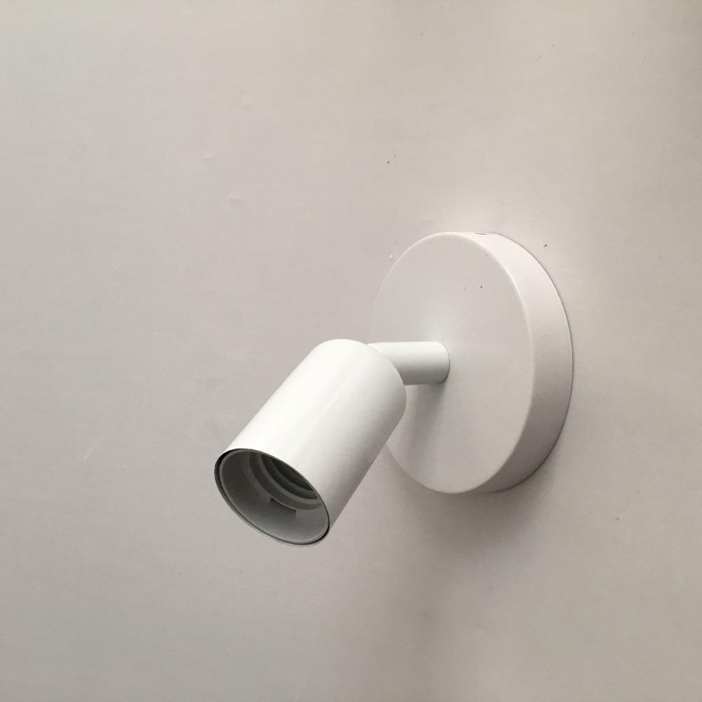 Vintage E27 Wall Lamp Base E27/E14 Metal Light Base Creative Bulb Holder For Bar Restaurant Home