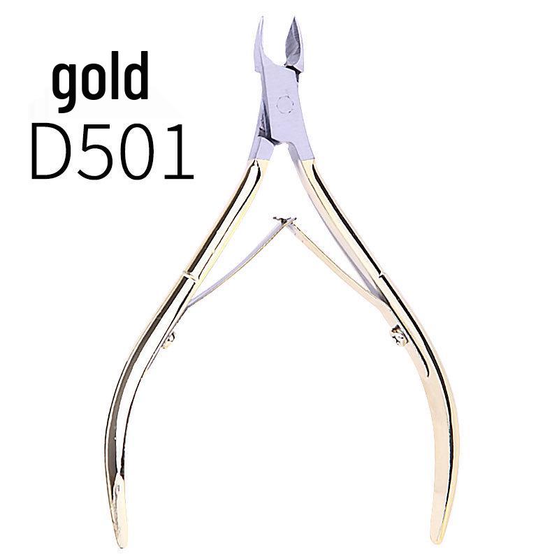 Stainless Steel Professional Cuticle Nippers for Manicure - Portable Nail Clippers and Forceps Tool for Hangnails