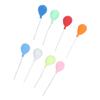 8pcs Dollhouse Balloons Mini 1:12 Colorful Foam Exquisite Bonsai Decorative Accessories for Children Toys Decoration