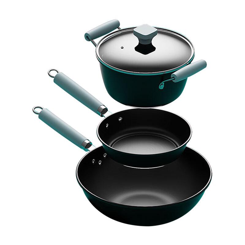 Aibofei Stainless Steel 3-Piece Cookware Set