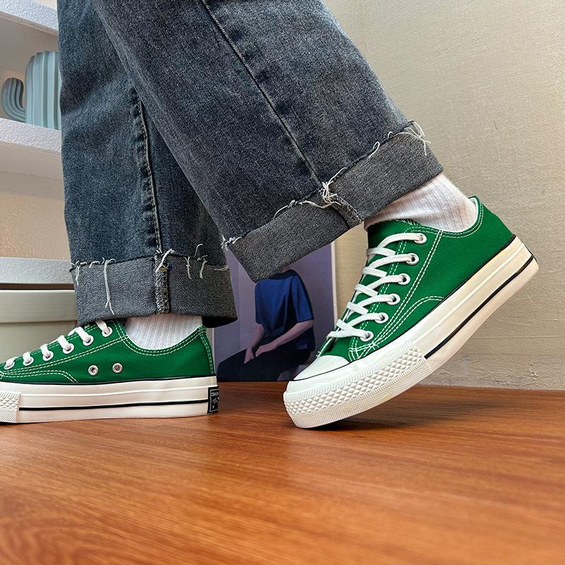 Autumn student's low-top canvas shoes women's classic versatile ins board shoes retro casual single shoes