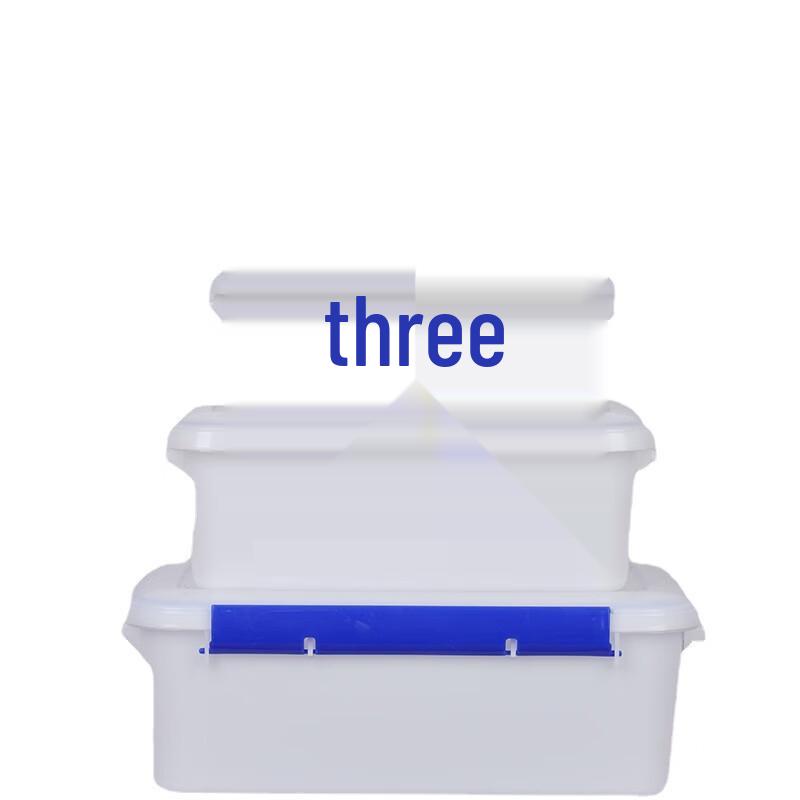 Huimeile White Food Storage Container with Buckle