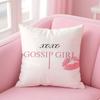 Classic Movie G-Gossip Girls Pillow Case Anti-Dustmite Pillowcase Invisible Zipper Silky Short Plush Sofa Cushion Cover