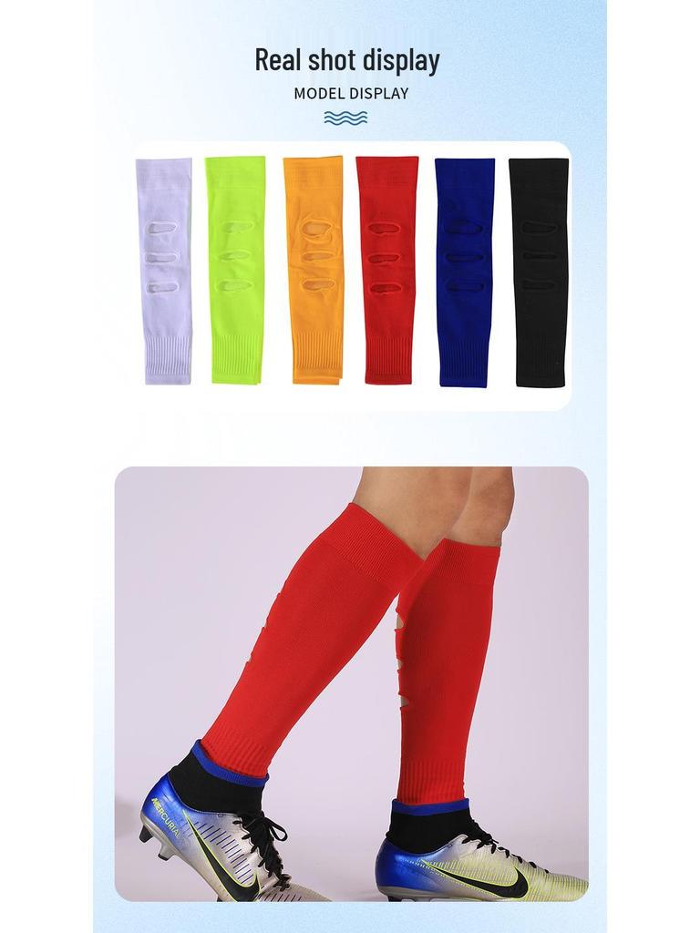 Adult Men's High-Elastic Breathable Sports Socks - Pressure Training, Sweat-Absorbent Calf, Professional Shin Guard.