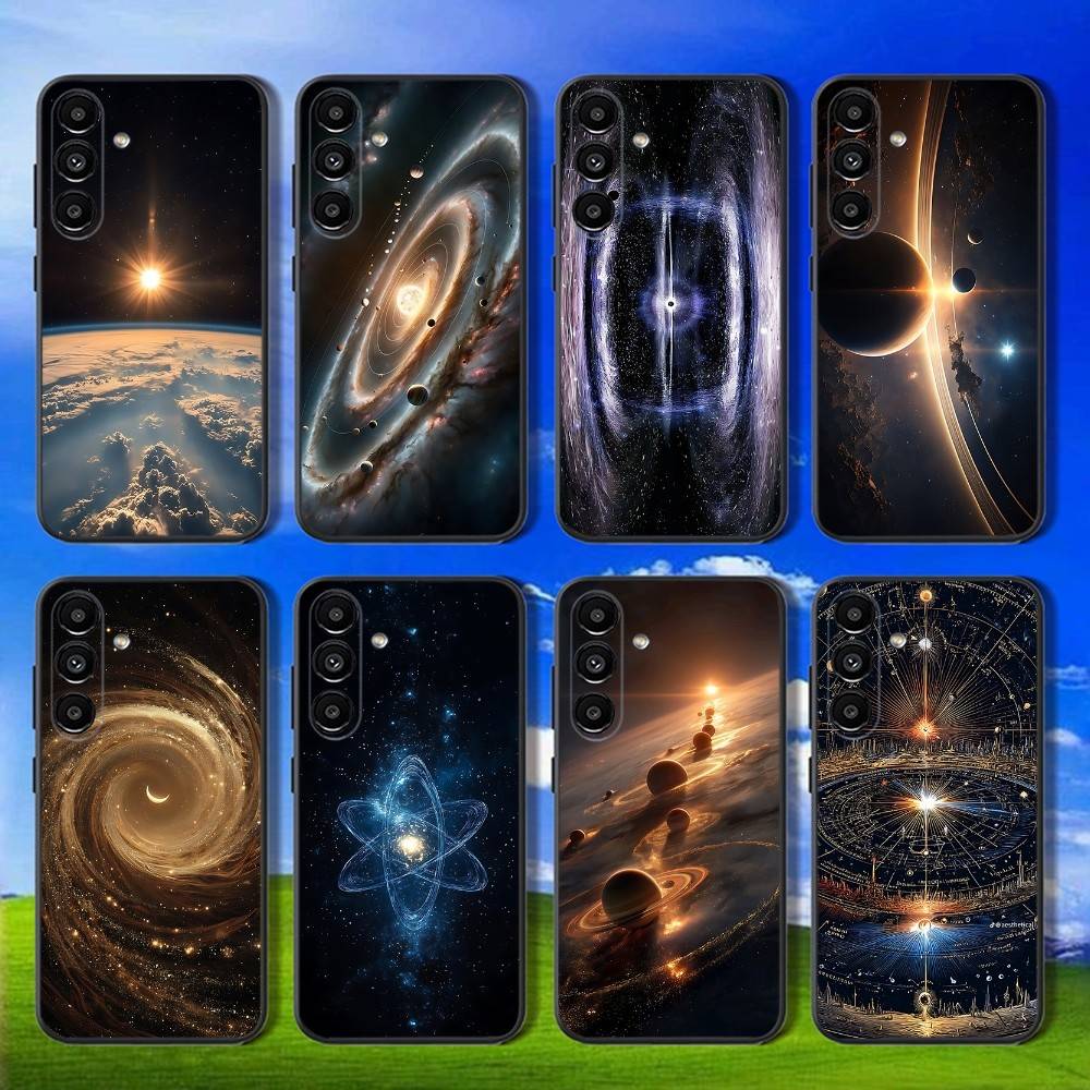 Space For Galaxy Universe Phone Case For Samsung Galaxy A13,A21s,A22,A31,A32,A52,A53,A71,A80,Soft Black Shell