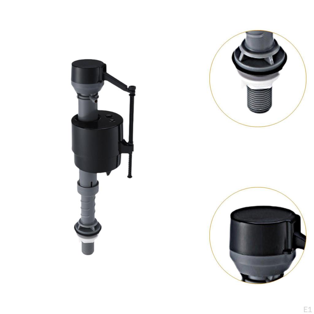 Toilet Fill Valve Bottom Entry Silent Tank Bowl Water Control Flush Repair Set