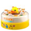 Little Yellow Duck Electric Fishing Toy Baby 1-3 Years Old Children's Educational Bounce Rotating Disc Super Large Fishing Plate