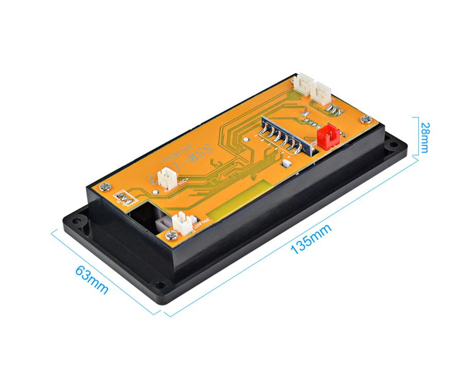 12V WAV WMA MP3 Dekodér Deska Bluetooth Audio Přijímač Dekodér Deska S Nahráváním Zvukový Zesilovač Modifikace DIY
