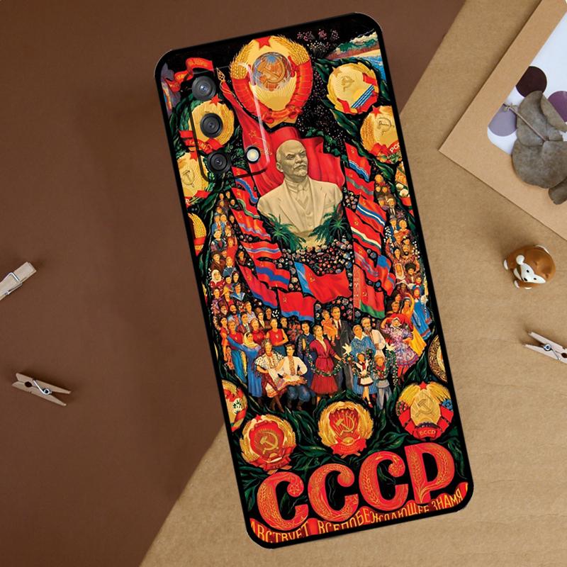 

lenin Soviet Union flag For Oppo A60 A40 A80 A74 A94 A54 A18 A38 A58 A78 A98 A16 A76 A96 A15 A57S A17 A77 Phone Case OPPO A38 4G