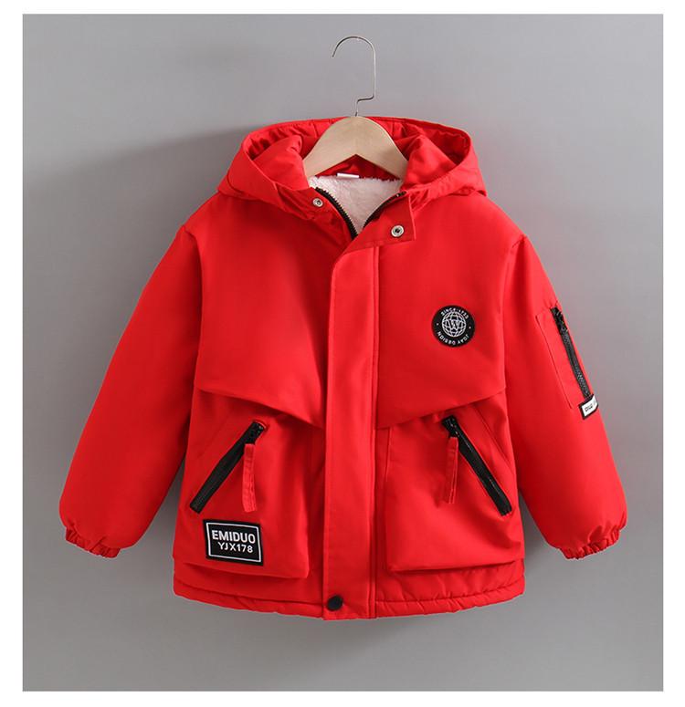 2026 Gevoerde Fleece Jas voor Jongens voor Herfst/Winter - Middel/Grote Maten, Dikke Warme Parka voor Bergbeklimmen