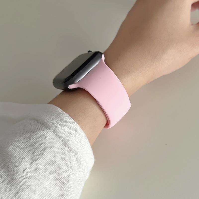 Band For Watch series 11-10 46 mm 44 mm 45mm 49mm 40mm 42mm 41mm Silicone bracelet iWatch 9 8 7 6 SE-ultra 3/2 straps