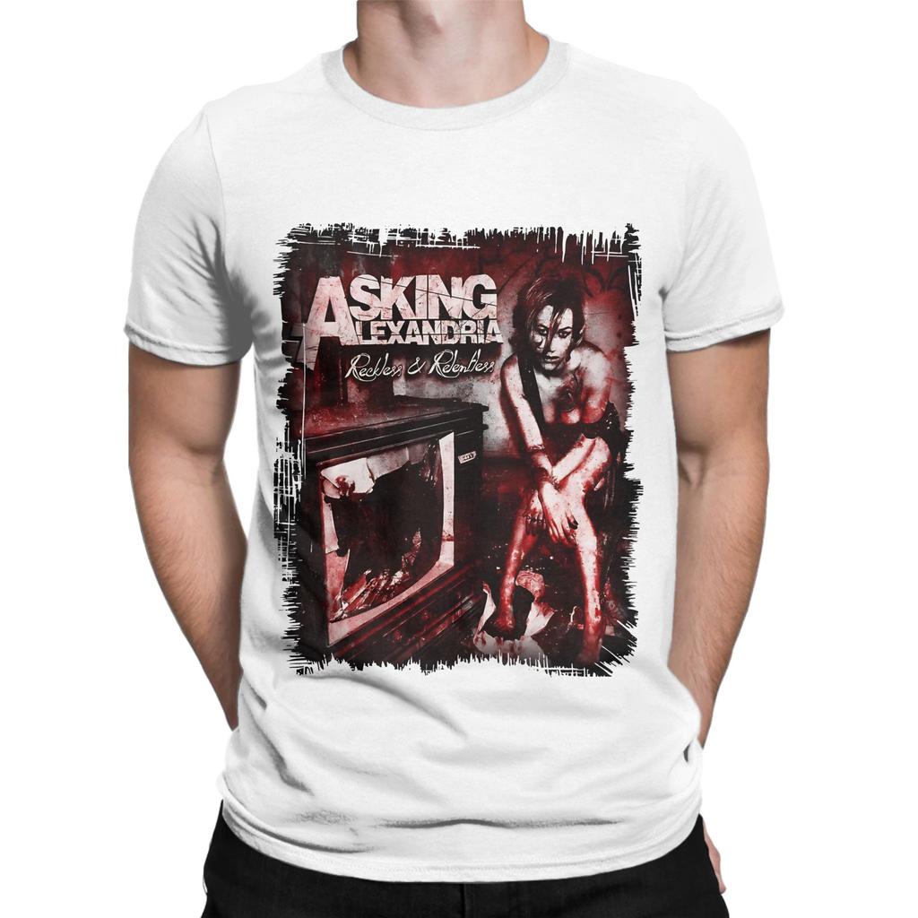 Asking Alexandria Reckless Novelty 100 Cotton TShirt Asking Alexandria Tees Tops For Unisex