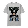 X-Men Womens/Ladies Action Wolverine Heather T-Shirt
