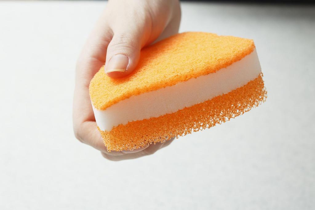 aisen KF111 Soft OR Kitchen Sponge 10-Pack Coarse Urethane Foam Dish Washing Scrubber Quick Drain Long Lasting Hygienic Japan