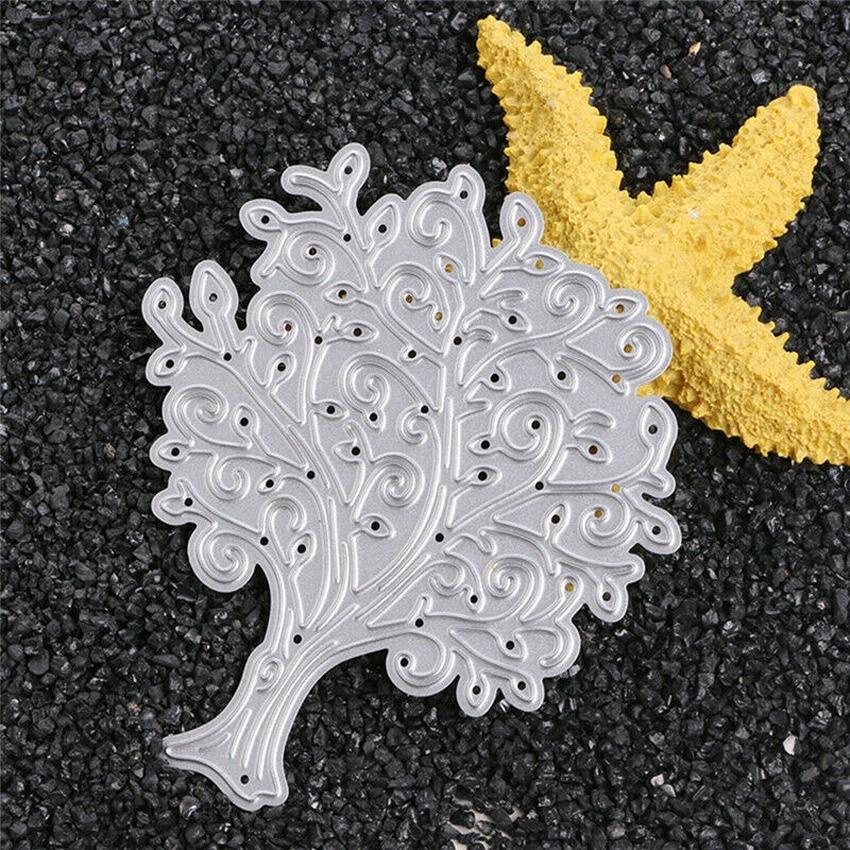 Kevadised puulõikamisvormid Metallist šabloon DIY scrapbooking Album Paberkaart Reljeefne Käsitöö Die Cut Plant