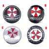 BAYD7 4PCS 56mm Umbrella Corporation Emblem Car Wheel Center Cover Sticker Auto Hub Caps Decal Accessories For Toyota Renault Volvo