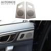 2pc Stainless Postern Door Speaker Audio Ring Cover Trim Fit for Ford  Everest Endeavour 2015 2016 2017 2018