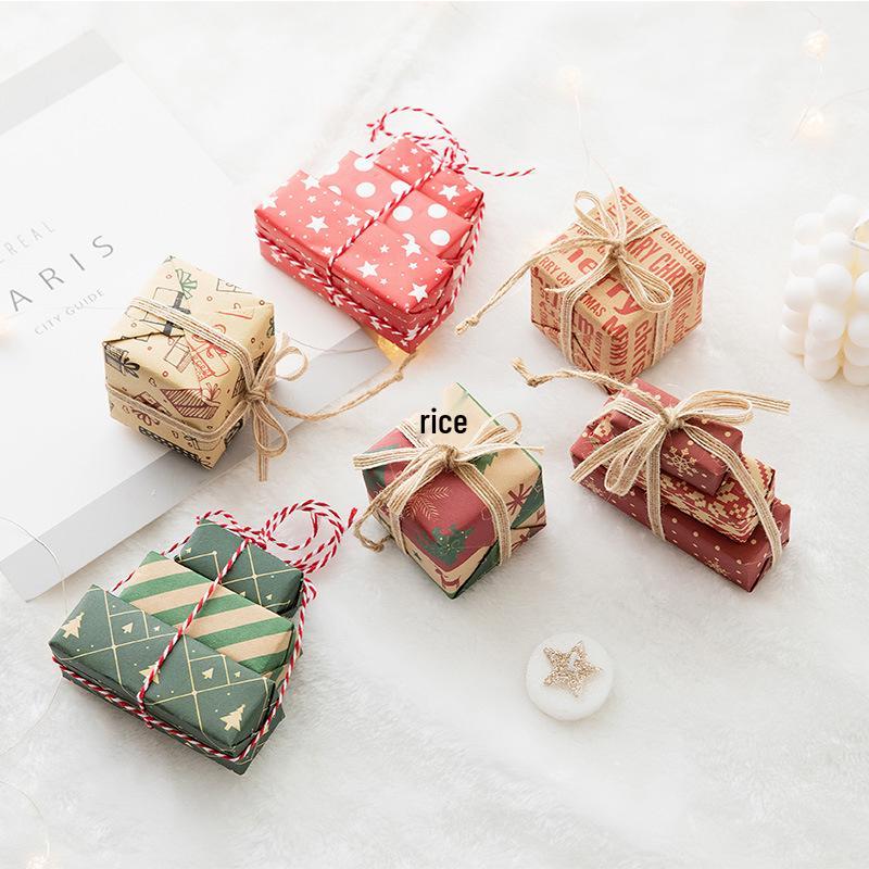 Festive Mini Gift Box Decoration for Christmas Display
