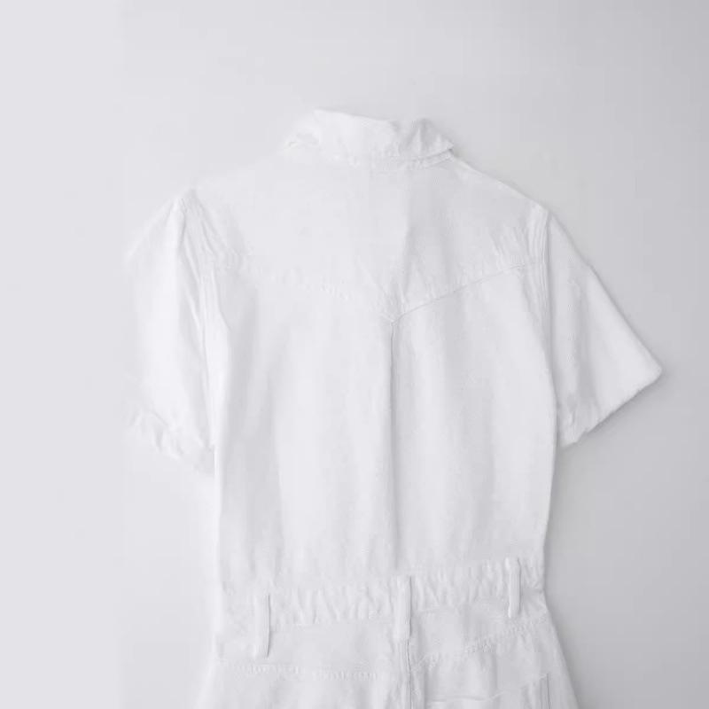 Summer 2023 European & American Women's Street Fashion Denim Mini Dress