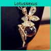 Unique Fashion Women Crystal Fairy Angel Wing Pendant Long Chain Necklace Gift
