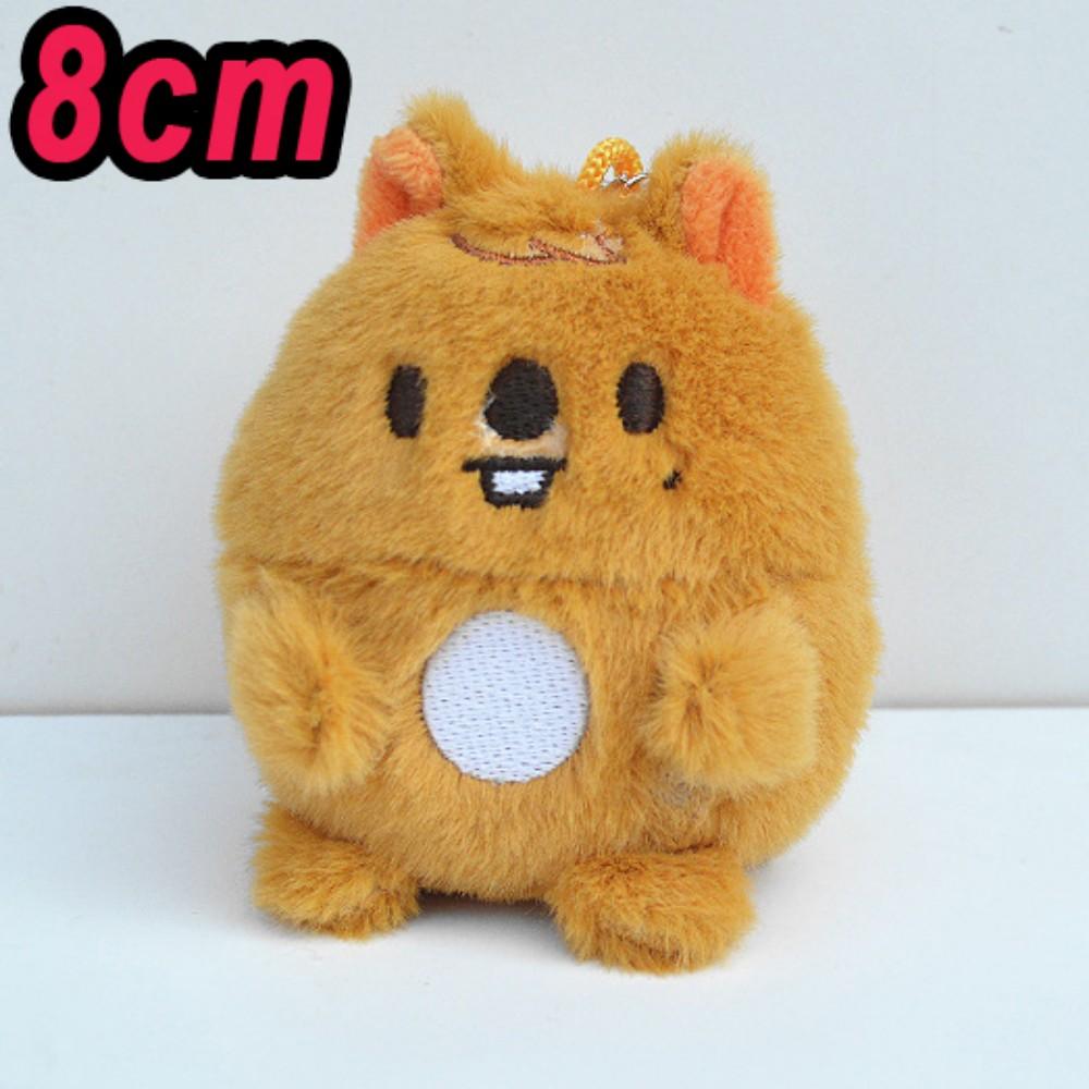 * Plush Keychain STAY Stray Children's Doll Han Zhicheng Magic School Bean Eye Cloak Cloak Doll Children's Birthday Toy