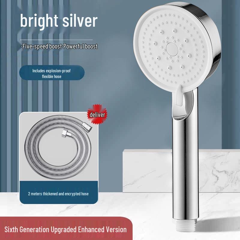 High-Pressure 5-Speed Handheld Shower and Faucet Set